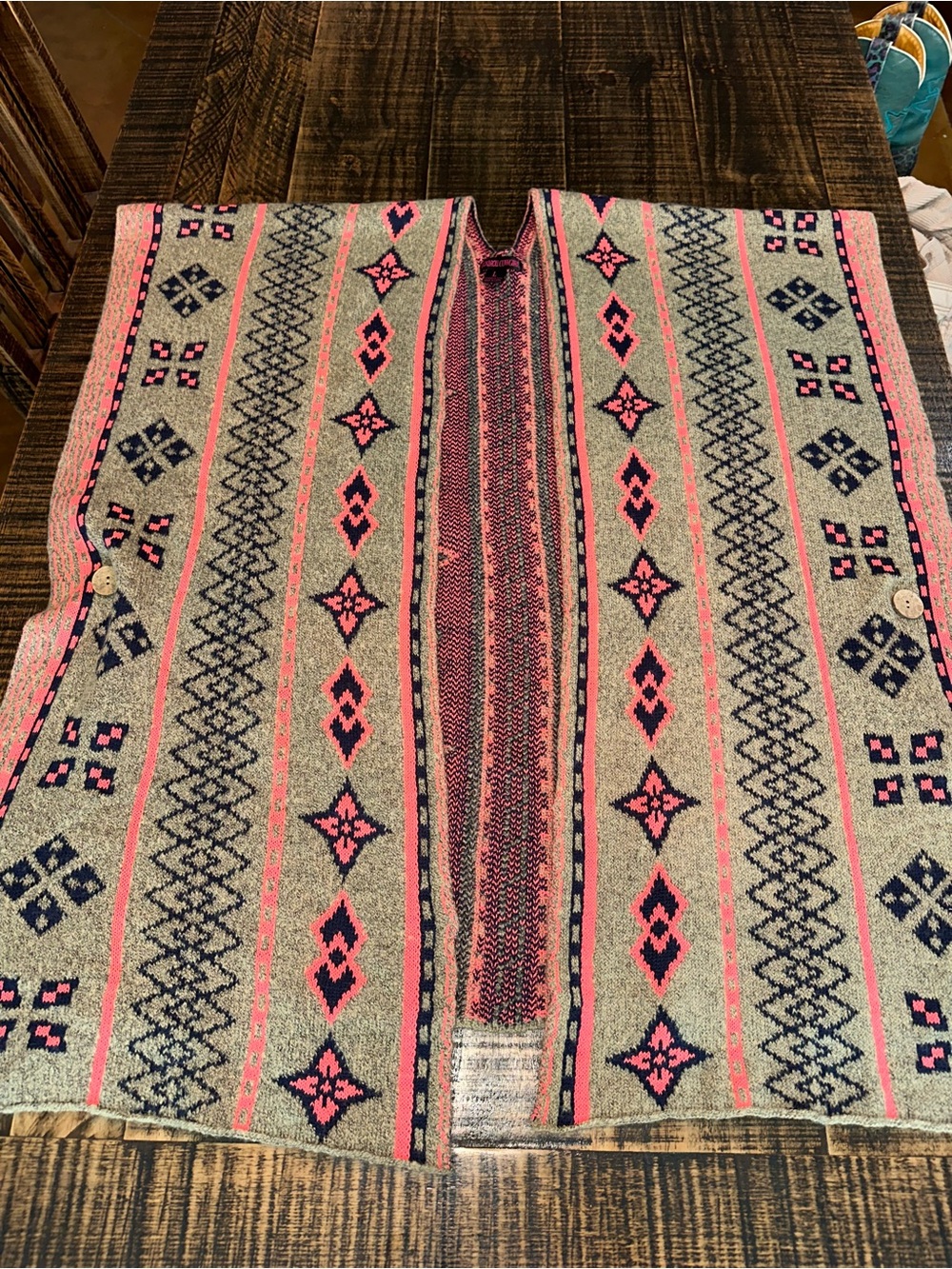 Western Poncho/Cape Rock&Roll Cowgirl NWOT